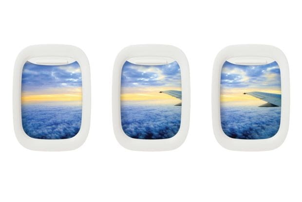 ramka na zdjęcia, okienko samolotu, okno w samolocie