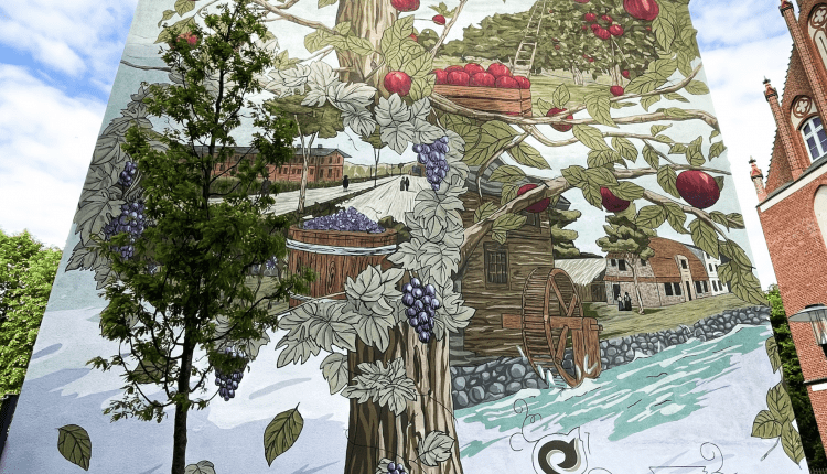 Antysmogowy mural w Gdańsku