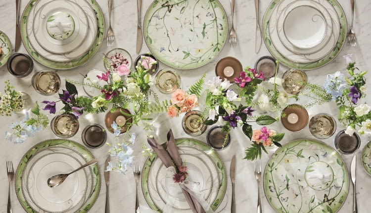 Modny stół na Wielkanoc.