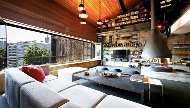 loft, apartament w stylu industrialnym