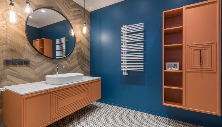 Aranżacja łazienki.