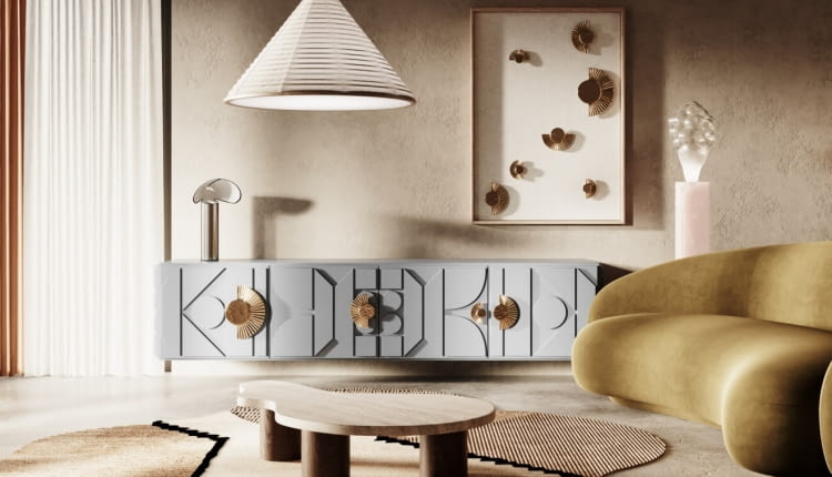 Mosiężne uchwyty i dekoracje ścienne ArtSun - od 350 zł.