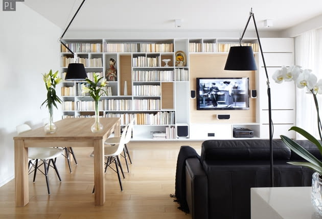 telewizor, salon, urządzanie pokoju, jak powiesić tv, jak powiesić telewizor