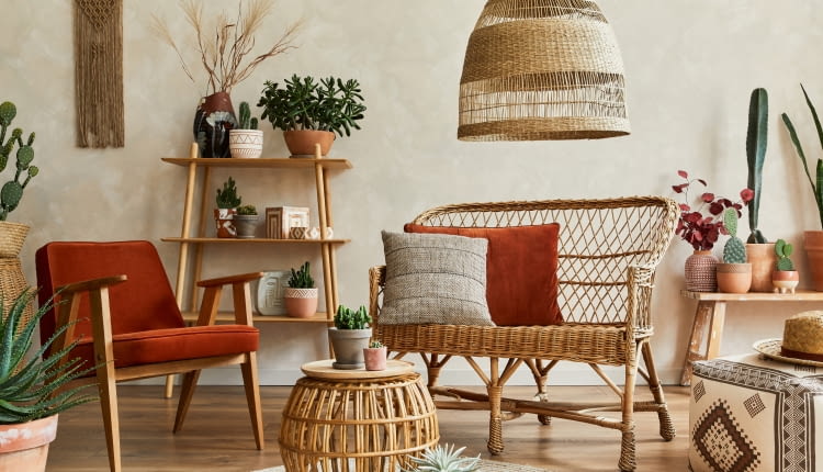Meble do wnętrz w stylu boho