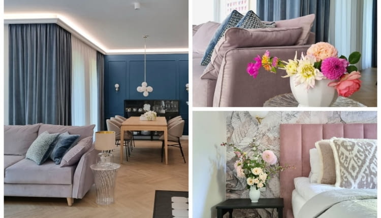 Elegancka aranżacja wnętrz domu pod Poznaniem