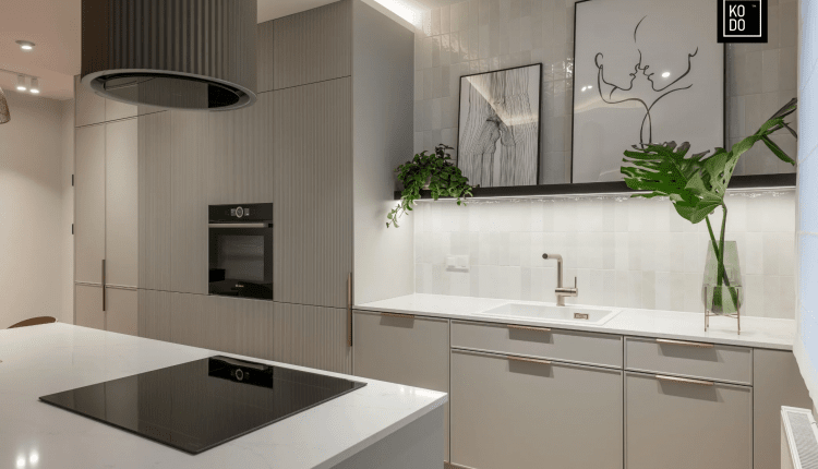 Mieszkanie w Warszawie - elegancja w barwach ziemi