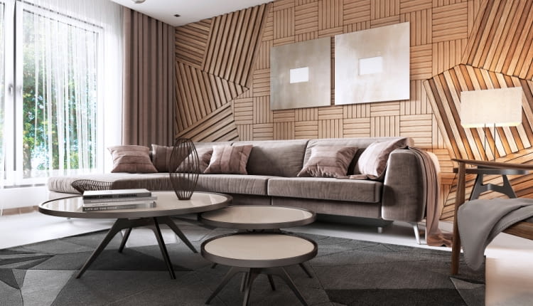 Nowoczesna boazeria w wystroju wnętrz