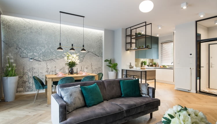 „House of Noble Colours” - aranżacja wnętrz domu wg KODO