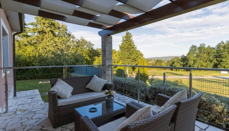 aranżacja zadaszonego tarasu