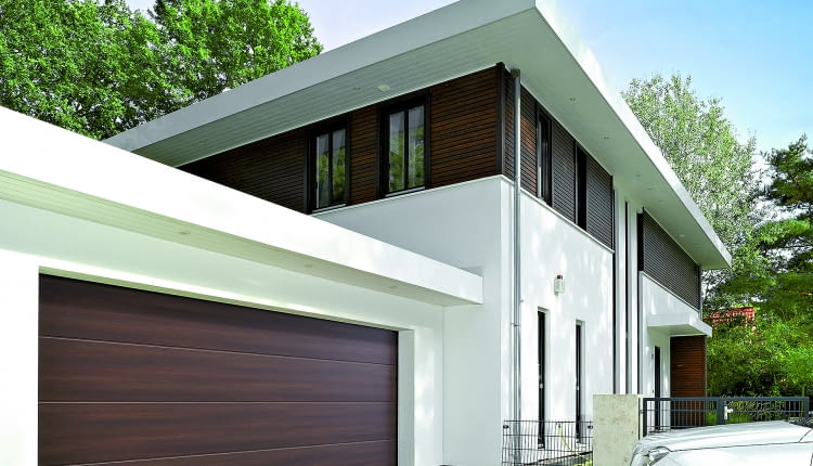 Nowoczesna brama garażowa