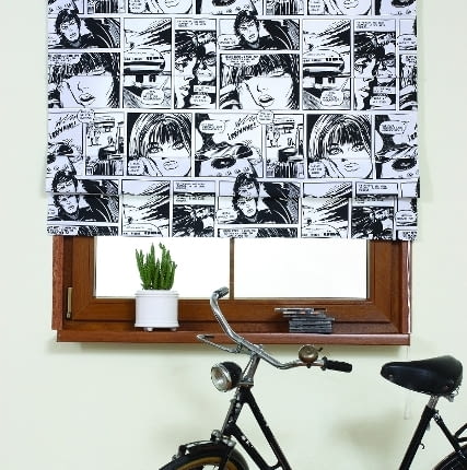 rolety, okna, tkaniny