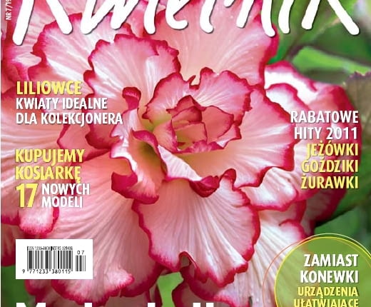 Okładka miesięcznika Kwietnik 07/2011