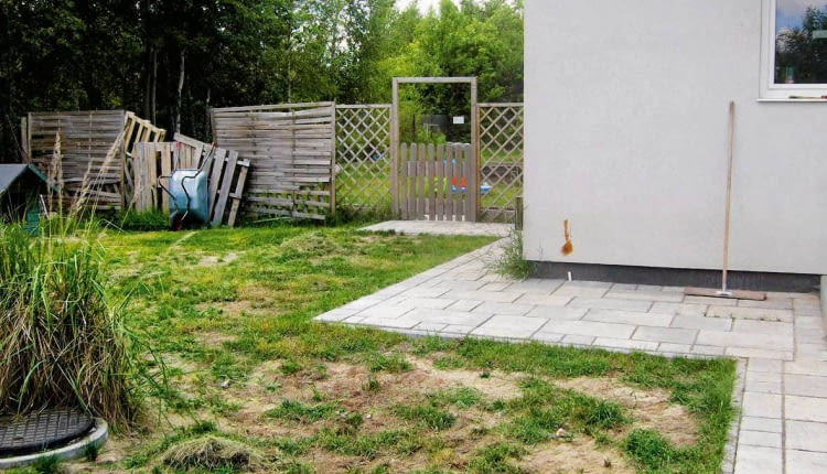 Tak było - ogród przed przebudową