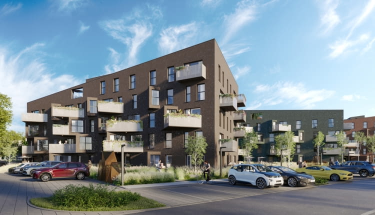 Osiedle Hierowskiego w Katowicach. Proj. MAŁECCY Biuro Projektowe