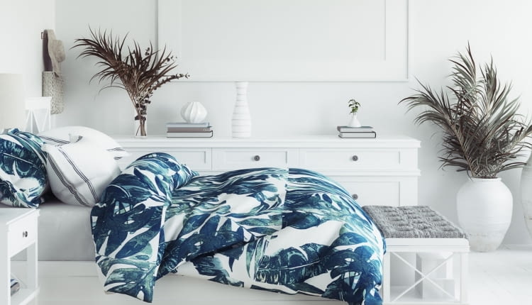 Sypialnia w stylu Hampton