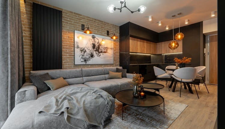 Industrialny styl na 36 metrach kwadratowych