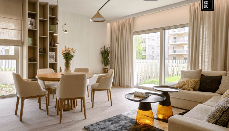 Apartament, który łączy elegancję z funkcjonalnością
