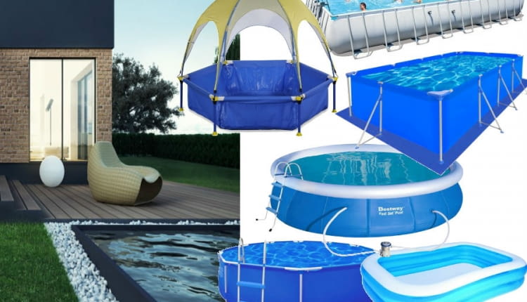 ogród, basen, dodatki, akcesoria ogrodowe