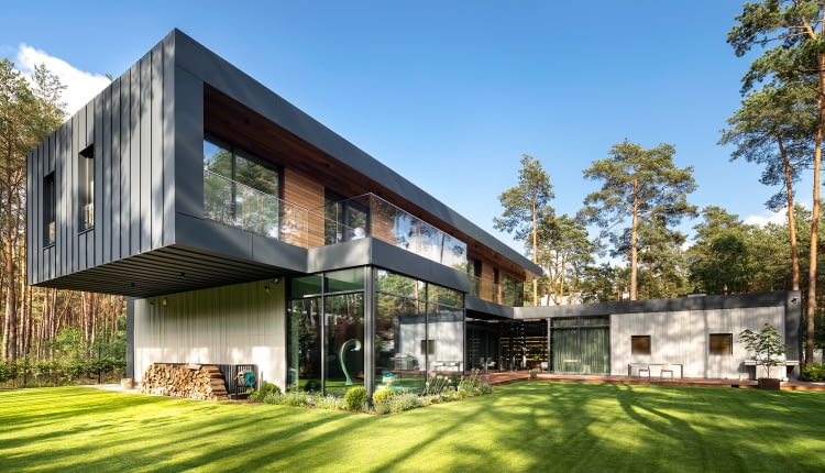 Curtain House (Dom Kurtyna). Proj. Trzop Architekci