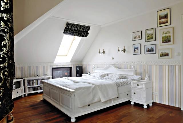 WNETRZA , PODDASZE , POKOJ , SYPIALNIA , MEBLE