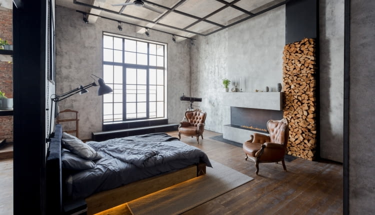 Sypialnia w stylu industrialnym - jak uzyskać taki charakter wnętrza?