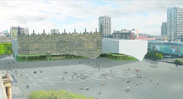 "Spałacyzowane" Muzeum na pl. Defilad