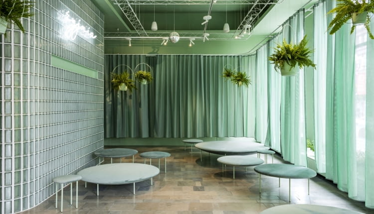 Żyjnia w galerii Dizajn BWA Wrocław. Proj. BUCK.STUDIO