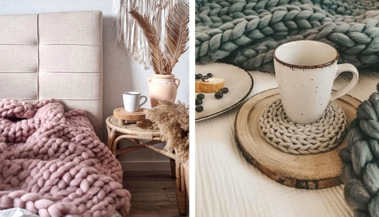 KiK_koc_gruba_dzianina_rozne_kolory_120 x 150 cm_cena_79,99