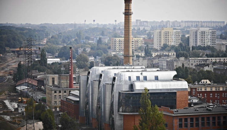 12.09.2013 Lodz , Widok na budowe podziemnego dworca kolejowego Lodz Fabryczna oraz Nowe Centrum Lodzi i EC1 . Fot. Tomasz Stanczak / Agencja Gazeta
