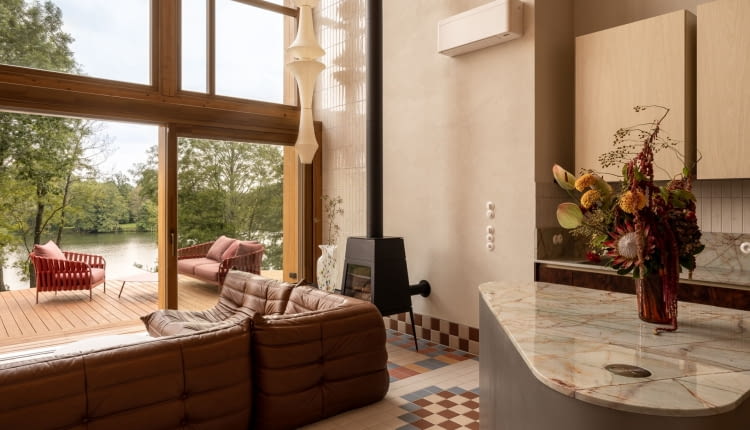 Dom na Mazurach. Proj. wnętrz: ASID Studio