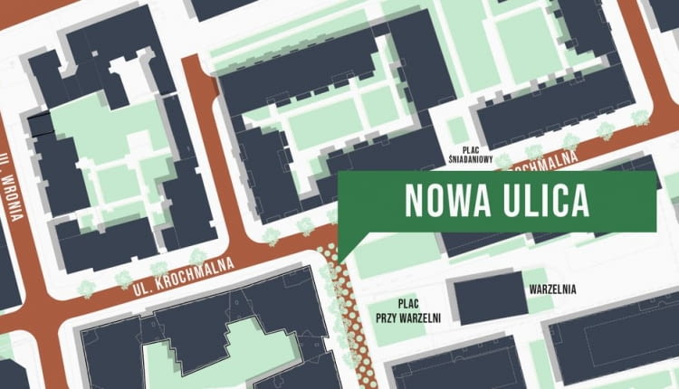 Nowa ulica w Browarach Warszawskich