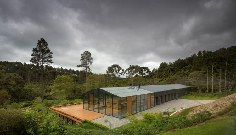 dom, dom w górach, elegancki dom