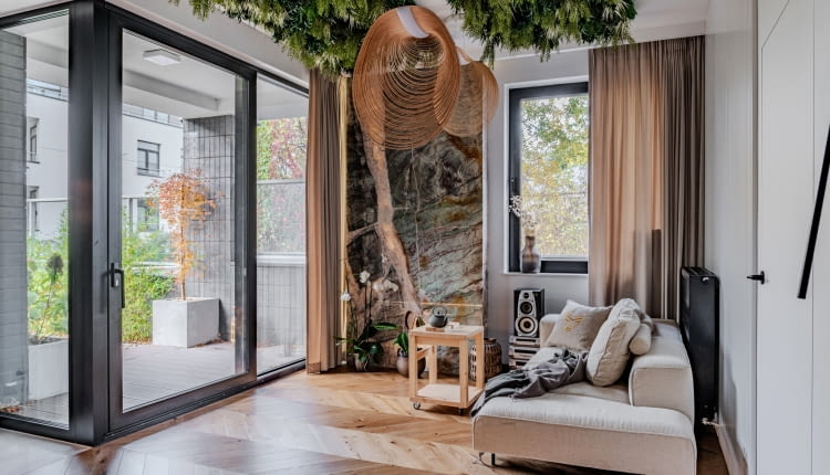 Nowoczesne mieszkanie z japońskimi akcentami - projekt Deer Design