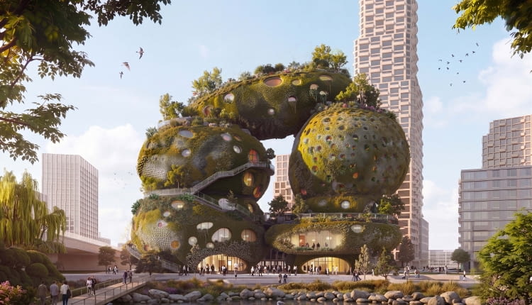 Shift Embassy w Rotterdamie. Proj. MVRDV