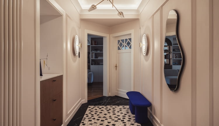 Eklektyczne mieszkanie w łódzkiej kamienicy