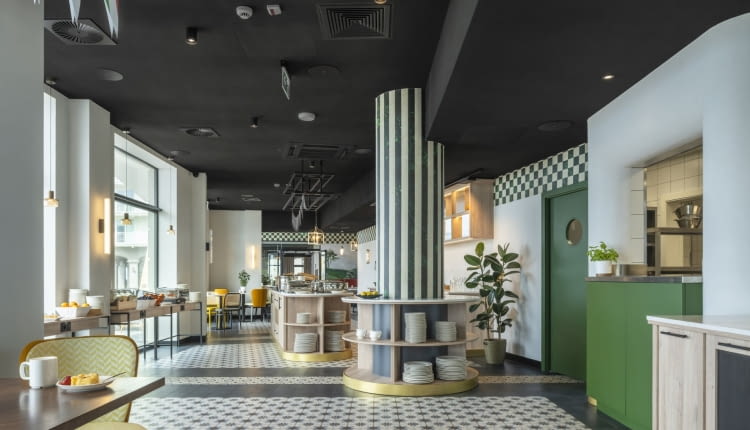 Wnętrza restauracji Capri projektu pracowni Tremend