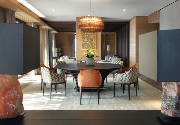 Szykowane wnętrza rosyjskiej rezydencji