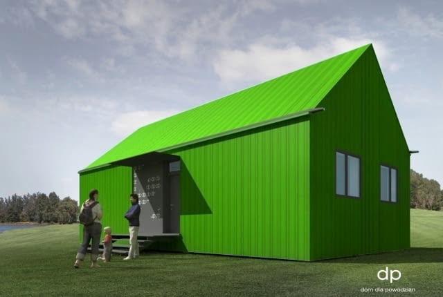 wasze projekty, polska architektura, dom, powodz, majewski
