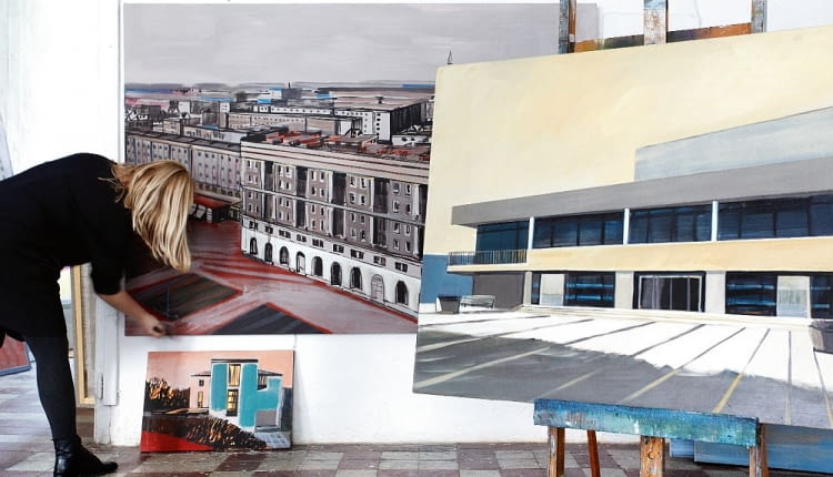 maria kiesner, wnętrza, malarstwo