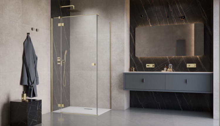 Kabina prysznicowa ESSENZA BRUSHED GOLD KDJ marki Radaway