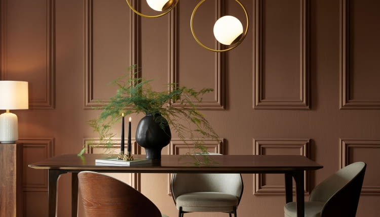 Kolor brązowy we wnętrzach
