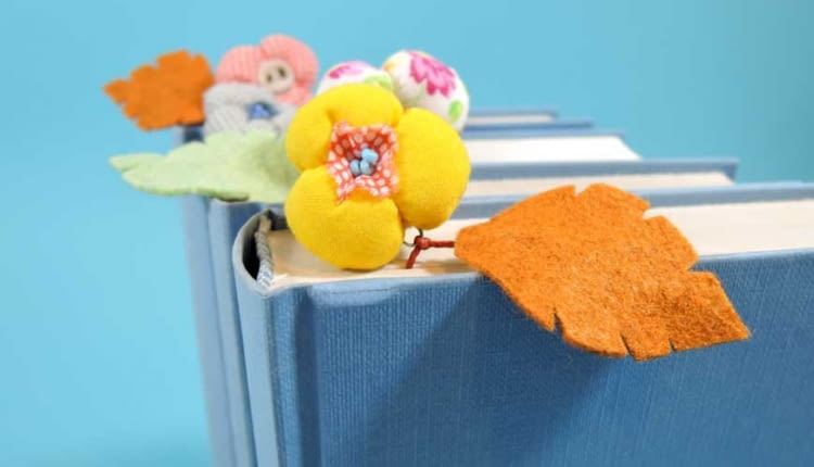 Kwiatowa zakładka od książek, zrób to sam, tutorial, diy