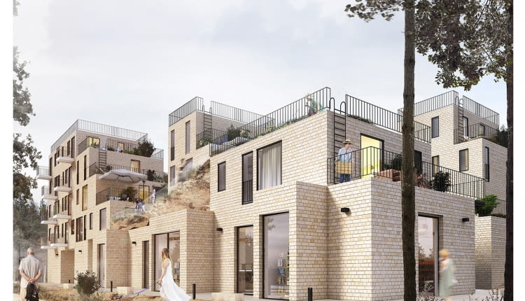 'Connectiv housing' - projekt dyplomowy bloku mieszkalnego.
