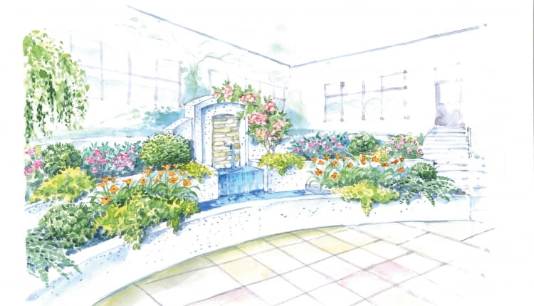 Roślinny amfiteatr.