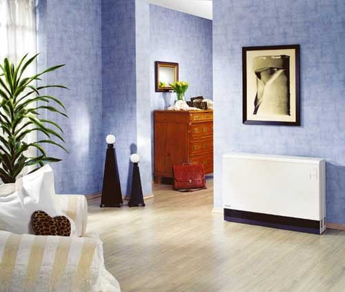 Ogrzewacze z rozładowaniem dynamicznym - jak ten na zdjęciu - najlepiej wstawiać do pomieszczeń o dużej kubaturze; i to takich, w których domownicy spędzają sporo czasu w ciągu dnia.