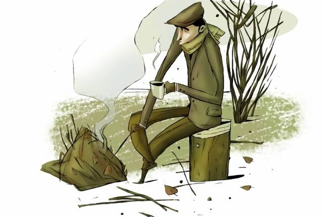 Chore liście trzeba dokładnie wygrabić i spalić