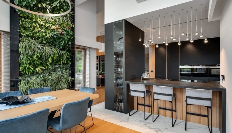 Elegancki dom pełen ciekawych rozwiązań