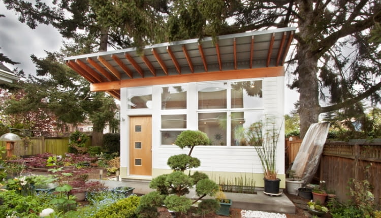 domek dla gości, letni domek, storczyki, letni dom, dom na lato