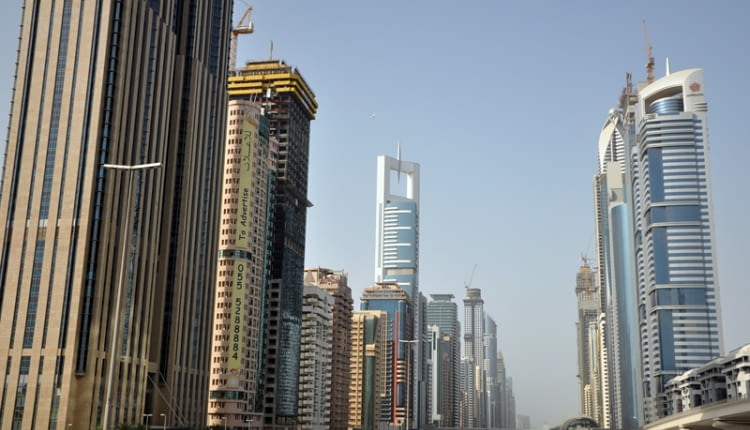 Dubaj, największe na Świecie, burj dubai, wieżowce, emiraty arabskie, architektura, Sheikh Zayed Road