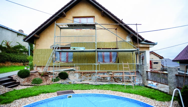 Ściany zewnętrzne na nowo